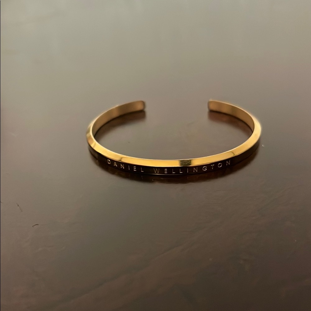 Daniel Wellington Gold-Tone Cuff Bracelet